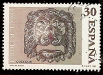 Stamps Spain -  Boca-buzón en bronce, con forma de cabeza de león, de finales del s. XIX
