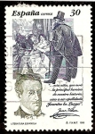 Stamps Spain -  Juanita la Larga de Juan Valera