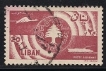 Stamps : Asia : Lebanon :  Símbolos de Comunicaciones.