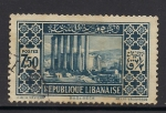 Stamps : Asia : Lebanon :  Ruinas de Baalbek (Patrimonio de la Humanidad).