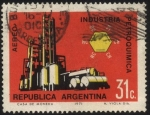 Stamps : America : Argentina :  Industri Petroquímica de la República Argentina.