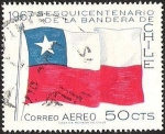 Stamps Chile -  SESQUICENTENARIO DE LA BANDERA DE CHILE