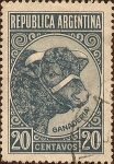Stamps Argentina -  Ganadería. Torito.