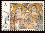 Sellos de Europa - Espa�a -  Fragmento románico de la iglesia de San Juan de Ruesta