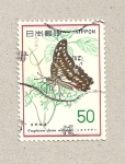 Sellos de Asia - Japn -  Mariposa Graphium doson