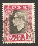 Stamps South Africa -  conmemoración de la coronación de george VI
