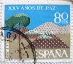 Sellos del Mundo : Europa : Espaa : XXV años de paz española