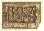 Stamps : Europe : Spain :  Navidad Adoracion de los Reyes Iglecia de Butrera Burgos