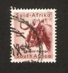 Stamps South Africa -  cabeza de un ñu