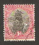 Stamps : Africa : South_Africa :  barco de van riebeeck 