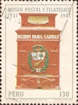 Sellos del Mundo : America : Per : 50 Aniversario del Museo Postal y Filatélico 1931-1981.