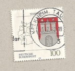 Stamps Germany -  Escudo de Hamburgo