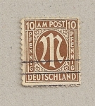 Stamps Germany -  Letra M