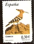 Stamps : Europe : Spain :  Abubilla (Upupa epops)