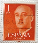 Stamps Spain -  general franco