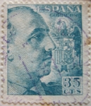 Stamps Europe - Spain -  general franco