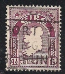 Stamps Ireland -  MAPA DE IRLANDA.