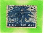 Stamps Indonesia -  Kelapa