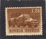 Sellos de Asia - Indonesia -  Transportes