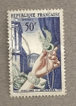Stamps : Europe : France :  Joyería y orfebrería