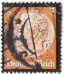 Stamps Germany -  IMPERIO ALEMAN - MEDALLON MUERTE PAUL VON HINDENBURG