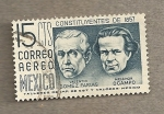 Sellos de America - M�xico -  Constituyentes de 1857