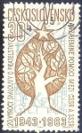 Stamps : Europe : Czechoslovakia :  Árbol