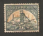 Stamps South Africa -  mina de oro