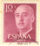 Stamps Spain -  General Franco