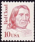 Stamps United States -  Nube Roja