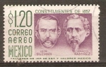 Stamps : America : Mexico :  LEÒN  GUZMAN   E   IGNACIO  RAMÌREZ
