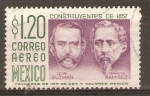 Sellos de America - Mxico -  LEÒN  GUZMAN   E   IGNACIO  RAMÌREZ