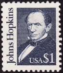 Stamps : America : United_States :  Johns Hopkins