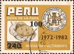 Sellos del Mundo : America : Peru : 10 Aniversario del Centro Internacional de la Papa. Perú, Cuna de la Papa.