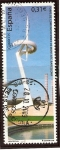 Stamps : Europe : Spain :  Torre de comunicaciones de Montjuitc - Barcelona