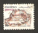 Sellos de Asia - Pakistn -  fuerte de hyderabad
