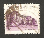 Stamps Pakistan -  fuerte attock