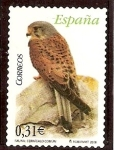 Sellos del Mundo : Europa : Espa�a : Cernícalo común (Falco tinnunculus)