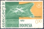 Stamps Indonesia -  IV Juegos Asiáticos