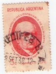 Stamps Argentina -  26  D.F. Sarmiento 