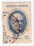 Stamps Argentina -  27  D.F. Sarmiento 