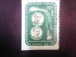 Stamps Colombia -  VI Congreso Nacional de Ingenieros 1961