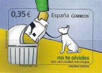 Stamps Spain -  Una ciudad más limpia.