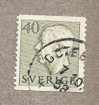 Stamps Sweden -  Rey Gustavo Adolfo
