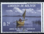 Stamps Bolivia -  Bodas de Oro de la provincia Manco Kapac