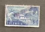 Stamps Colombia -  Vivienda campesina