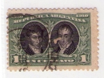 Stamps Argentina -  12  Rodriguez Peña y Heytes 
