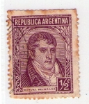 Sellos de America - Argentina -  15  Manuel Belgrano 