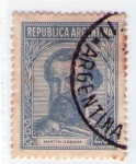 Stamps Argentina -  17  Martín Güemes 