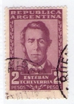 Stamps : America : Argentina :  10  Esteban Echevarria 